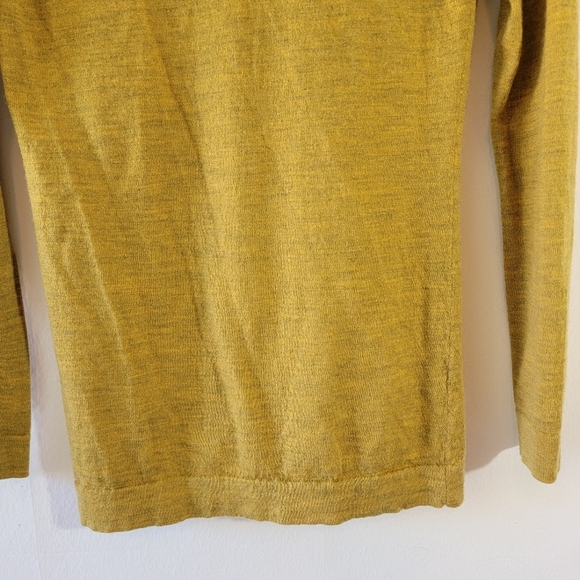 EILEEN FISHER  Women's Mustard 100% Wool Sweater Top Sz XXS Quite Luxury Soft - Picture 4 of 12